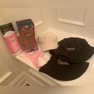 BRIDE Wedding Bridal Bachelorette Party Gifts Accessories LOT X 7 BRAND NEW